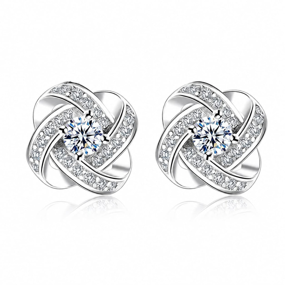 Étoile örhängen i 925 sterling silver
