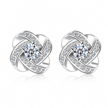 Étoile örhängen i 925 sterling silver