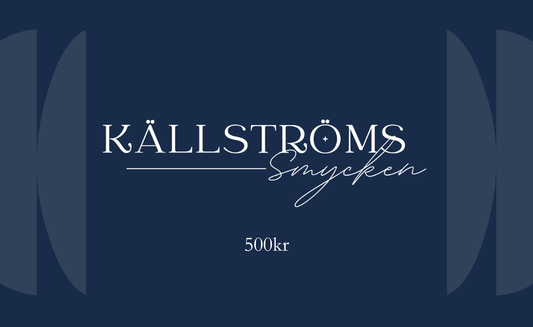 Källströms Smycken presentkort 500 kr
