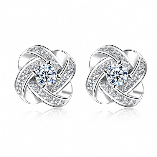 Étoile örhängen i 925 sterling silver