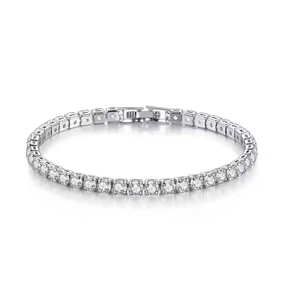 Rivière tennisarmband i 925 sterling silver
